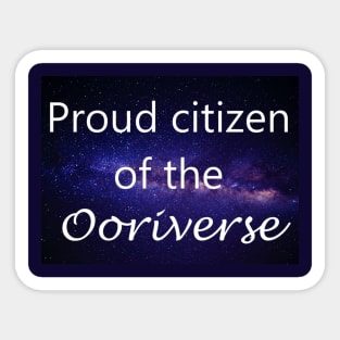 Citizen of the Ooriverse - Galaxy Sticker